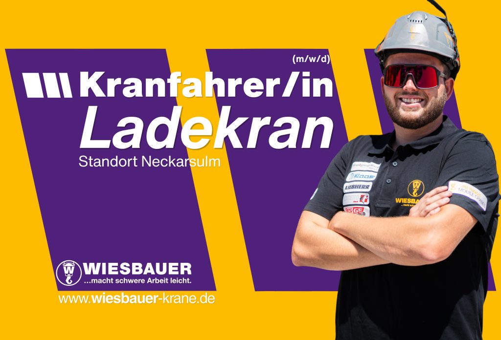 Kranfahrer/in (m/w/d) Ladekran am Standort Neckarsulm